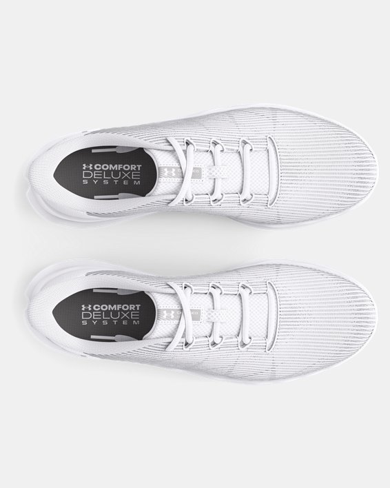 Women's UA Speed Swift Running Shoes in White image number 2